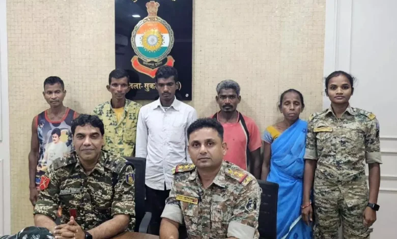 CG BREAKING, 1 महिला ,5 नक्सलियों , सरेंडर,CG BREAKING, 1 woman, 5 Naxalites, surrender,