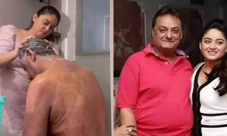 Mahhi Vij , बीमार पिता , स्वस्थ ,कामना , Mumbai. मुंबई। माही विज, Mahhi Vij, sick father, wishes for health, Mumbai. Mumbai. Mahhi Vij,