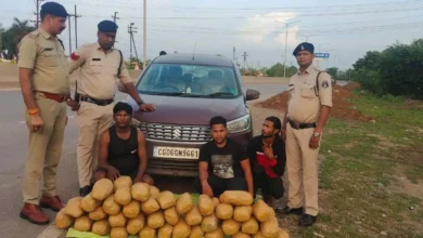 Raipur Breaking, 15 lakh worth of ganja, 3 smugglers arrested, Raipur, Raipur, Capital, Telibandha Police Station,