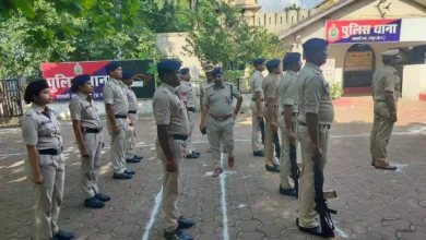 रायपुर SSP संतोष सिंह , गोबरा नवापारा , सरस्वती नगर थाना , निरीक्षण, Raipur,रायपुर,वरिष्ठ पुलिस अधीक्षक संतोष सिंह ,Raipur SSP Santosh Singh, Gobara Navapara, Saraswati Nagar Police Station, Inspection, Raipur, Raipur, Senior Superintendent of Police Santosh Singh,