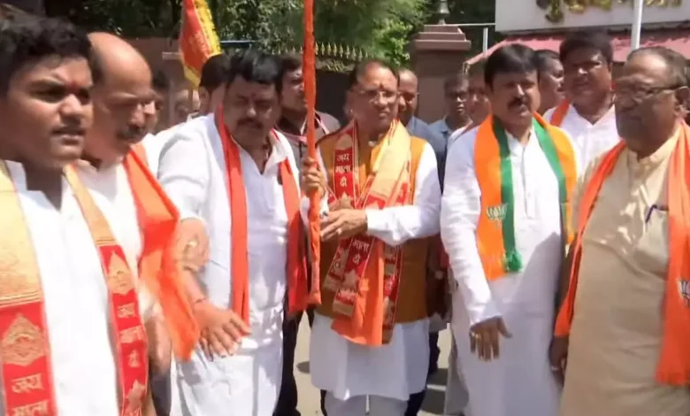 CM विष्णुदेव साय , डोंगरगढ़ दर्शन यात्रा , शुभारंभ, रायपुर,CM Vishnudev Sai, Dongargarh Darshan Yatra, inauguration, Raipur,