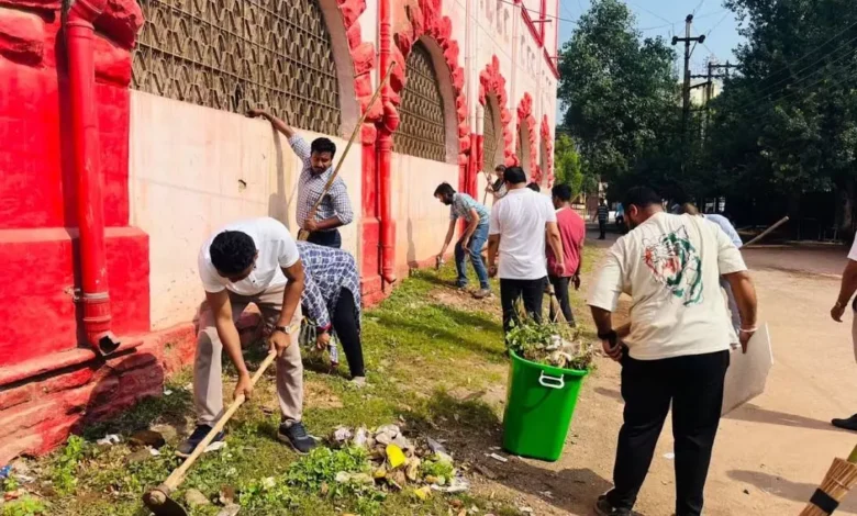 स्वच्छता ही सेवा अभियान, पंचायतों , साफ सफाई , श्रम दान, Durg, दुर्ग,Cleanliness is service campaign, Panchayats, cleanliness, labour donation, Durg, Durg,