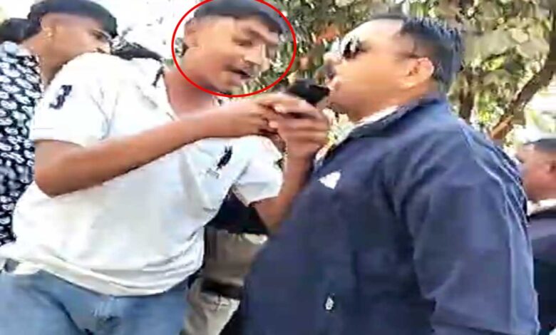 Raipur Breaking: होली क्रॉस स्कूल के बच्चों ने यातायात जवान को लताड़ा